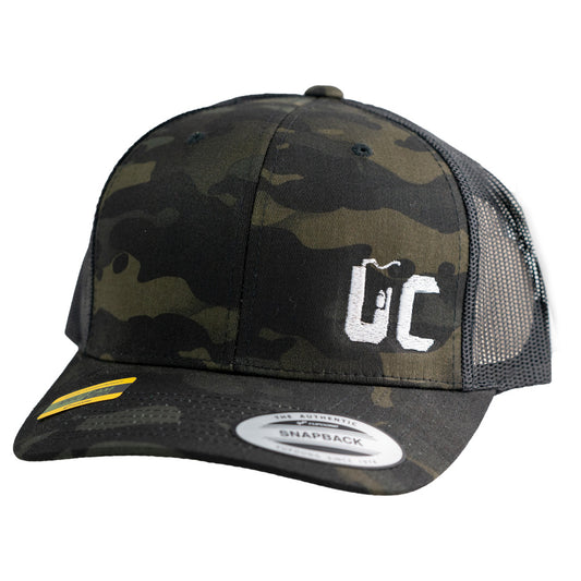 USA Carry Multicam Black Trucker Snapback Hat