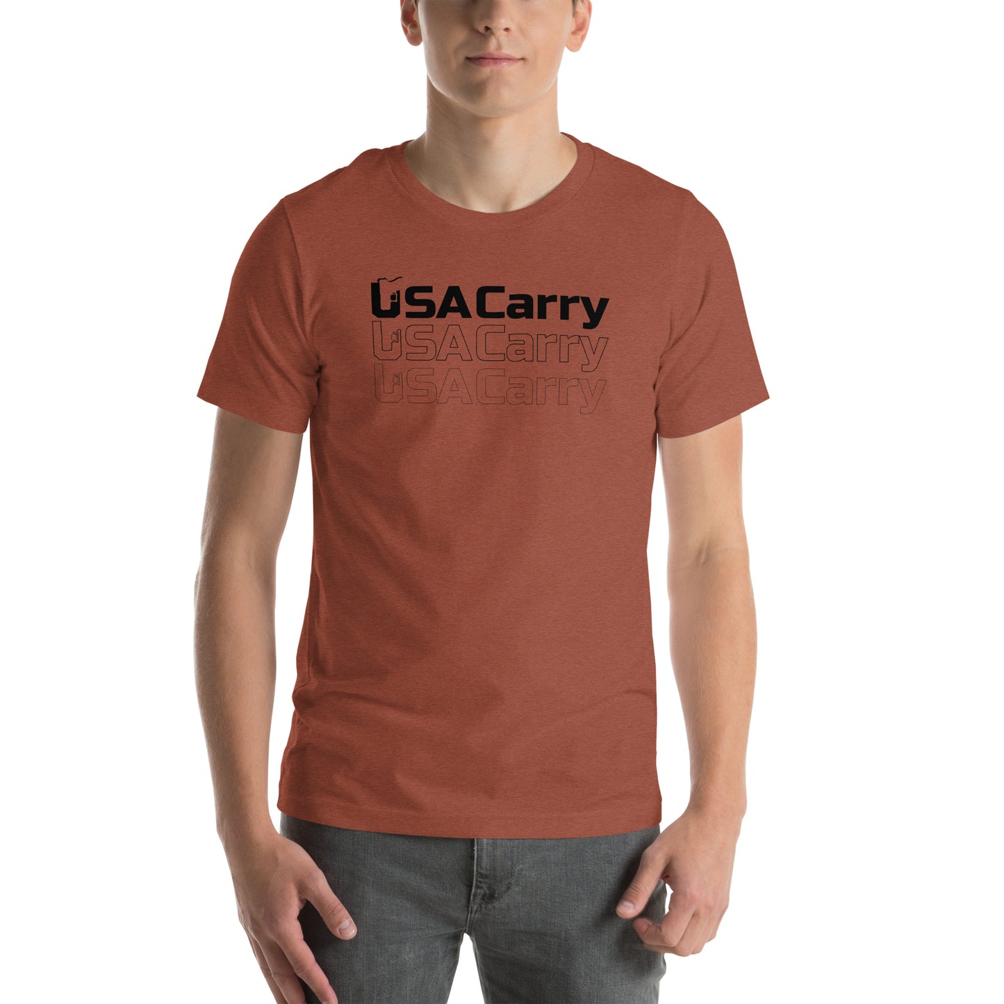 USA Carry Three Peat Logo Shirt