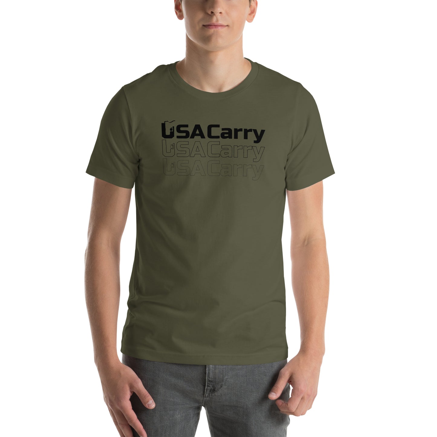 USA Carry Three Peat Logo Shirt